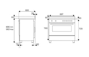 
                  
                    MPL95i1ENNE inductie fornuis 90cm zwart
                  
                