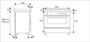 
                  
                    AMN964IENNE inductie fornuis 90cm
                  
                